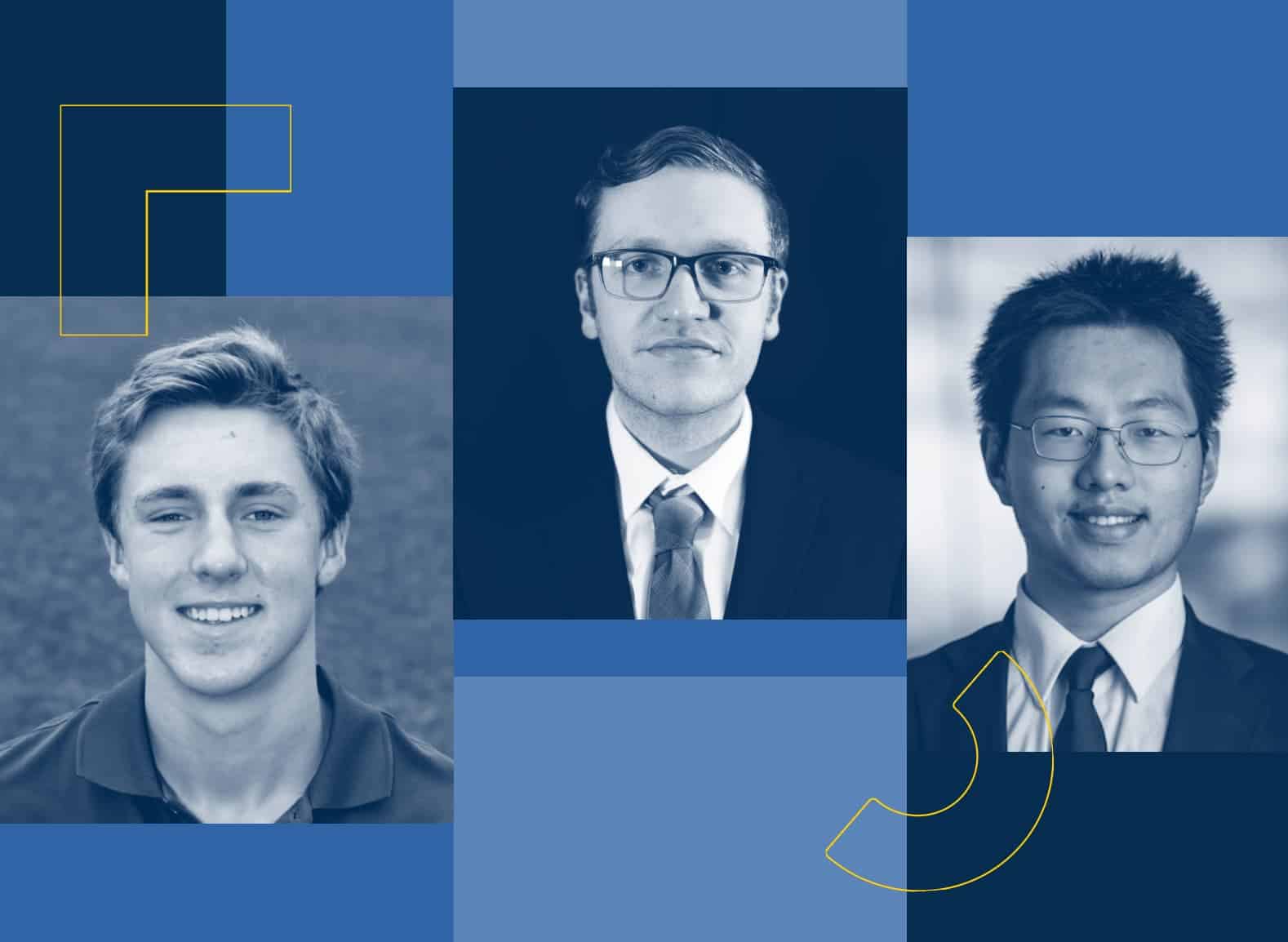 Patrick Myers, Andrew Panter, and David Wen portrait